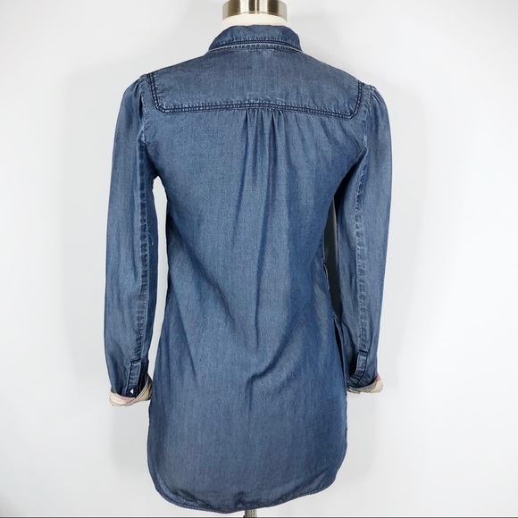 Authentic Burberry Brit Denim Button Tunic Dress - Picture 3 of 8
